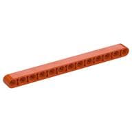 Technic Beam 1 x 13 Thick em Laranja avermelhado