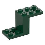 Bracket 5 x 2 x 2 1/3 with Holes, Inside Stud Holder em Verde escuro