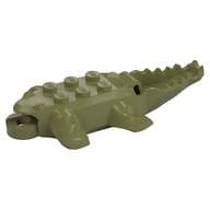 Animal Body Part, Alligator / Crocodile Body New Style em Verde oliva