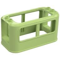 Duplo Train Passenger Cabin 4 x 8 x 3 1/2 em Verde amarelado