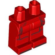 Hips and Red Legs with Black Imperial Praetorian Guard Armor Print