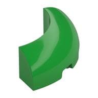 Brick Round Corner 3 x 3 x 1 No Studs em Verde vivo