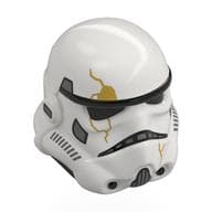 Helmet Stormtrooper Dual Molded, Black with Gold Crack Print