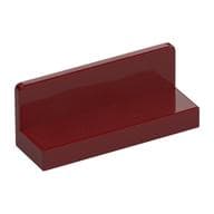 Panel 1 x 3 x 1 em Vermelho escuro
