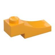 Brick Curved, 3 x 1 with 1/3 Inverted Cutout em Laranja vivo claro