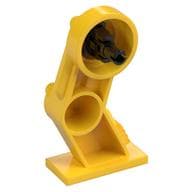 Mech Leg, Right, with Black Pin em Amarelo