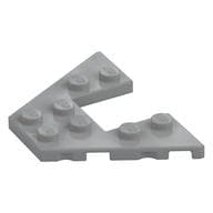 Wedge Plate 4 x 6 em Cinza azulado claro
