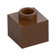 Plate 1 x 1 x 2/3 with Open Stud em Marrom avermelhado