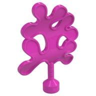 Duplo Plant / Tree / Seaweed em Rosa escuro