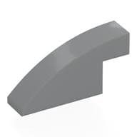 Brick Curved 1 x 4 x 1 2/3 No Studs em Cinza azulado claro