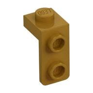 Bracket 1 x 1 - 1 x 2 em Dourado perolado