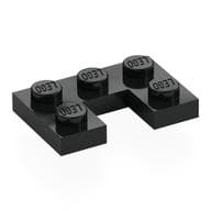 Plate 2 x 3 with 1 x 1 Cutout