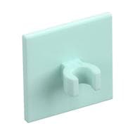 Road Sign Clip-on 2 x 2 Square [Thick Open O Clip] em Água-marinha claro