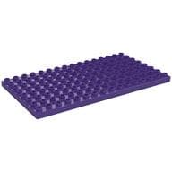 Duplo Plate 8 x 16 em Roxo escuro
