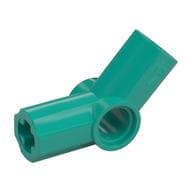 Technic Axle and Pin Connector Angled #4 - 135° em Turquesa escuro