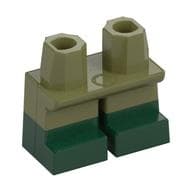 Legs Short with Dark Green Feet Pattern