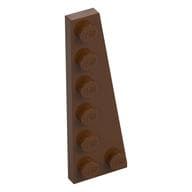Wedge Plate 6 x 2 Right em Marrom avermelhado