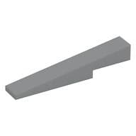Brick Sloped 1 x 6 x 1 with 1 x 2 x 1/3 Cutout em Cinza azulado claro