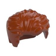 Hair Swept Left Tousled [Plain] em Laranja escuro