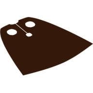 Neckwear Cape, Standard [Spongy Stretchable Fabric] em Marrom avermelhado