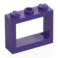 Window 1 x 3 x 2 em Roxo escuro