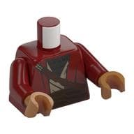 Torso, Robe, Tan Tunic, Silver Armor, Dark Brown Belt, Tan Rope Print, Dark Red Arms, Medium Nougat Hands