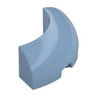 Brick Round Corner 3 x 3 x 1 No Studs em Azul areia