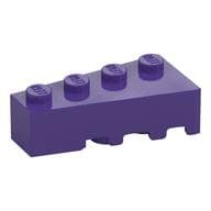 Brick Wedged, Angled 4 x 2 Left em Roxo escuro