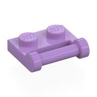 Plate Special 1 x 2 [Side Handle Closed Ends] em Lavanda médio