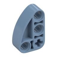 Technic Beam 2 x 3 L-Shape with Quarter Ellipse Thick em Azul areia