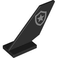 Tail Shuttle with Police Logo Print
