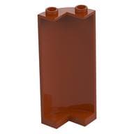 Cylinder Quarter 2 x 2 x 5 (Wall) em Laranja escuro