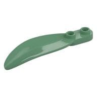 Plant, Leaf 2 x 6 x 1 with 2 Studs em Verde areia