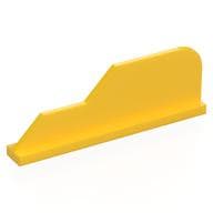 Tail 8 x 1 with Stepped Fin em Amarelo