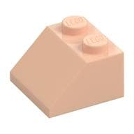Brick Sloped 45° 2 x 2 em Nougat claro