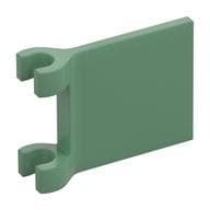 Flag 2 x 2 Square, Flared Clip Edge [Thick Clips] em Verde areia