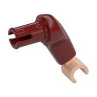 Arm, Large, Left with Light Nougat Hand em Vermelho escuro