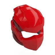Helmet, Ninja with Wraps Dark Red Pattern