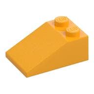 Brick Sloped 33° 3 x 2 em Laranja vivo claro
