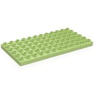 Duplo Plate 6 x 12 em Verde amarelado