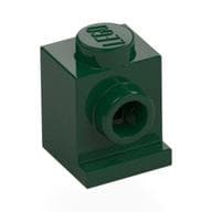 Brick Special 1 x 1 with Headlight em Verde escuro