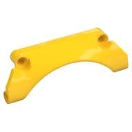 Technic Panel Car Mudguard Arched 9 x 2 x 3 #30 em Amarelo