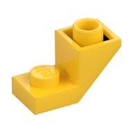 Brick Sloped Inverted 45° 2 x 1 with 2/3 Cutout em Amarelo