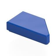 Tile 1 x 2 with Stud Notch Left em Azul