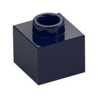 Plate 1 x 1 x 2/3 with Open Stud em Azul escuro