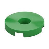 Tile Special Round 2 x 2 with Hole em Verde vivo