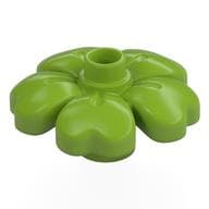 Duplo Plant, Flower with 1 Top Studs em Verde-limão