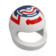 Helmet, Standard with Red/Dark Blue Decorations Print