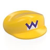 Nintendo Figure, Hat, Large with Dark Purple Wario Logo Print