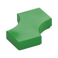 Tile Special 2 x 2 with 2 Quarter Round Cutouts em Verde vivo
